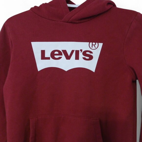 Levi’s Red Kangaroo Hoodie – Youth Size M (10–12 yrs) - Picture 2 of 9